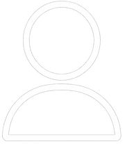 user icon in white, transparent background