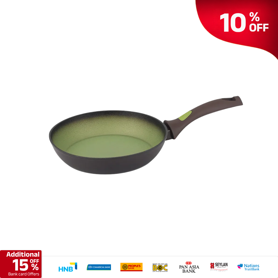 Amercook Avocado Aluminum Cookware Non-Stick Frying Pan