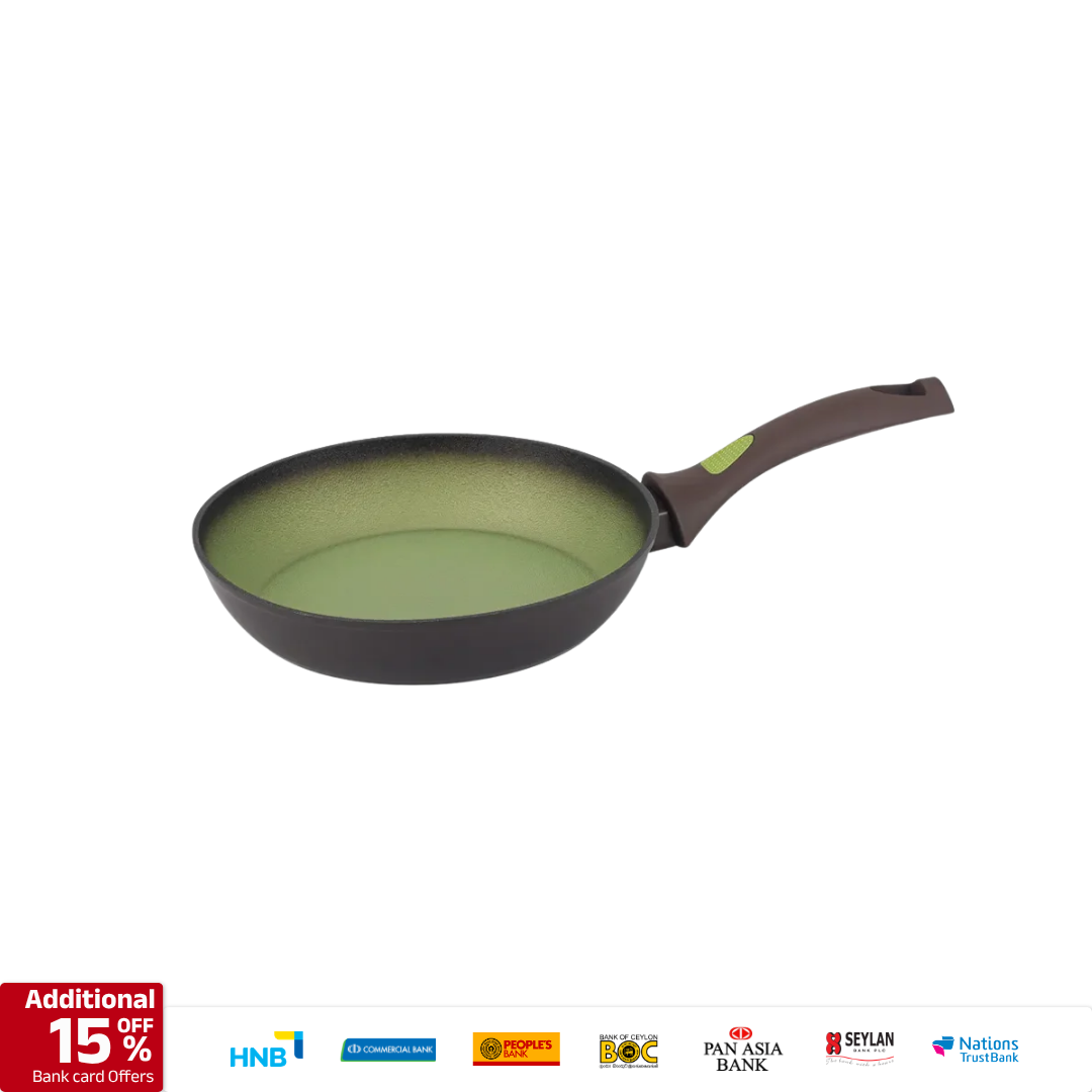 Amercook Avocado Aluminum Cookware Non-Stick Frying Pan