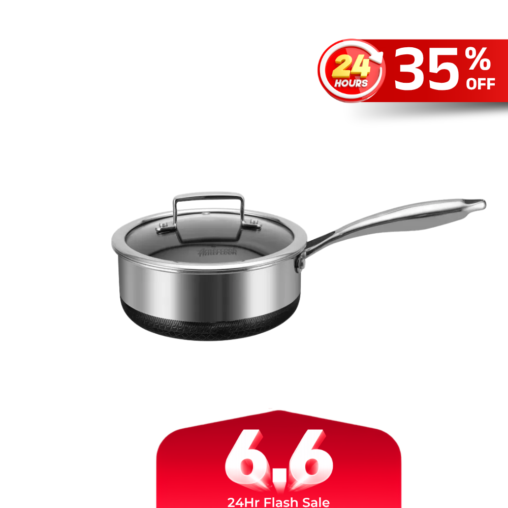 Amercook Aristo Pro Stainless – Steel Cookware Sauce Pan