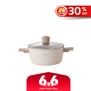 Amercook Luna Ceramic Coated Aluminum Non-Stick Casserole Pan