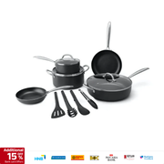 Amercook Essentials Aluminum Cookware Non-Stick Cookware Set