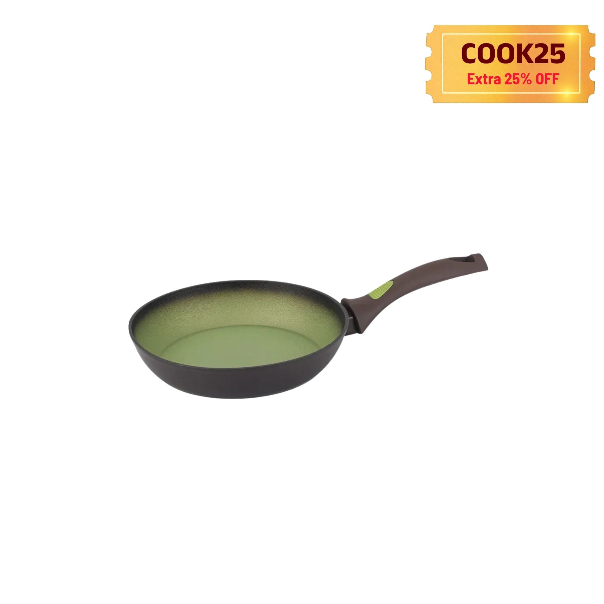 Amercook Avocado Aluminum Cookware Non-Stick Frying Pan