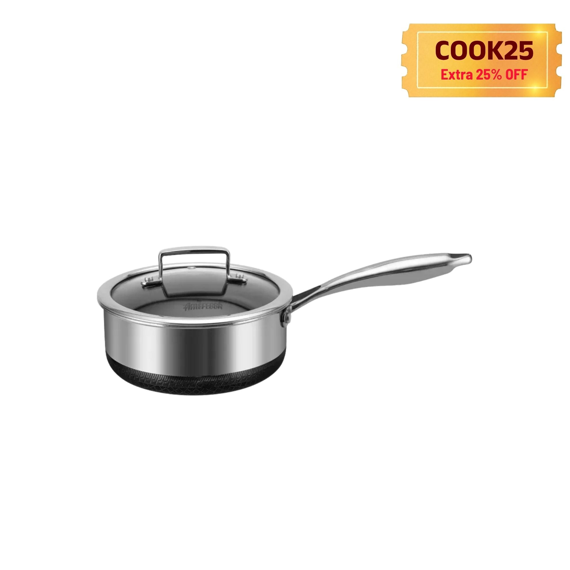 Amercook Aristo Pro Stainless – Steel Cookware Sauce Pan