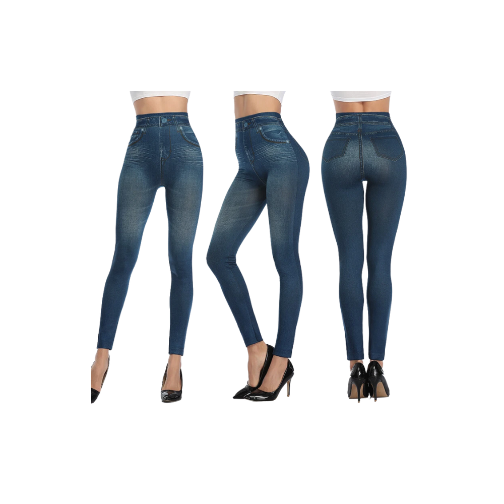 Skinny Faux Denim Jeggings