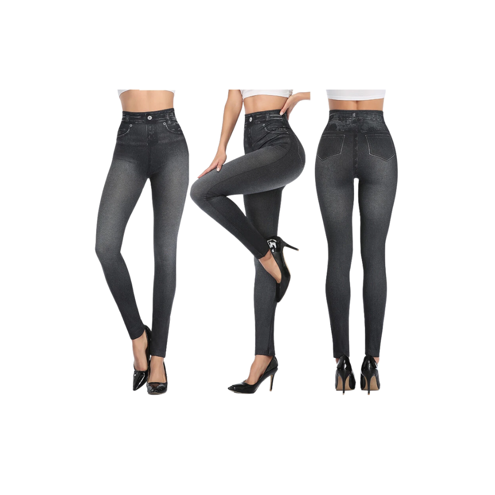 Skinny Faux Denim Jeggings