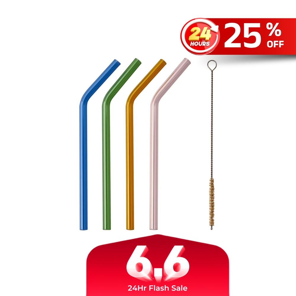 IKEA Balakaxa Straw Reusable 5pc Colors