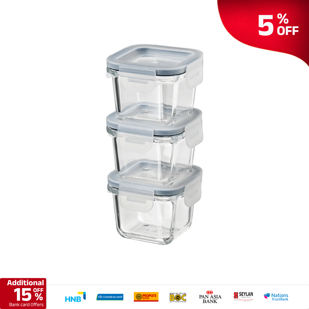 IKEA 365+ Container 180 ml (3-pc) glass