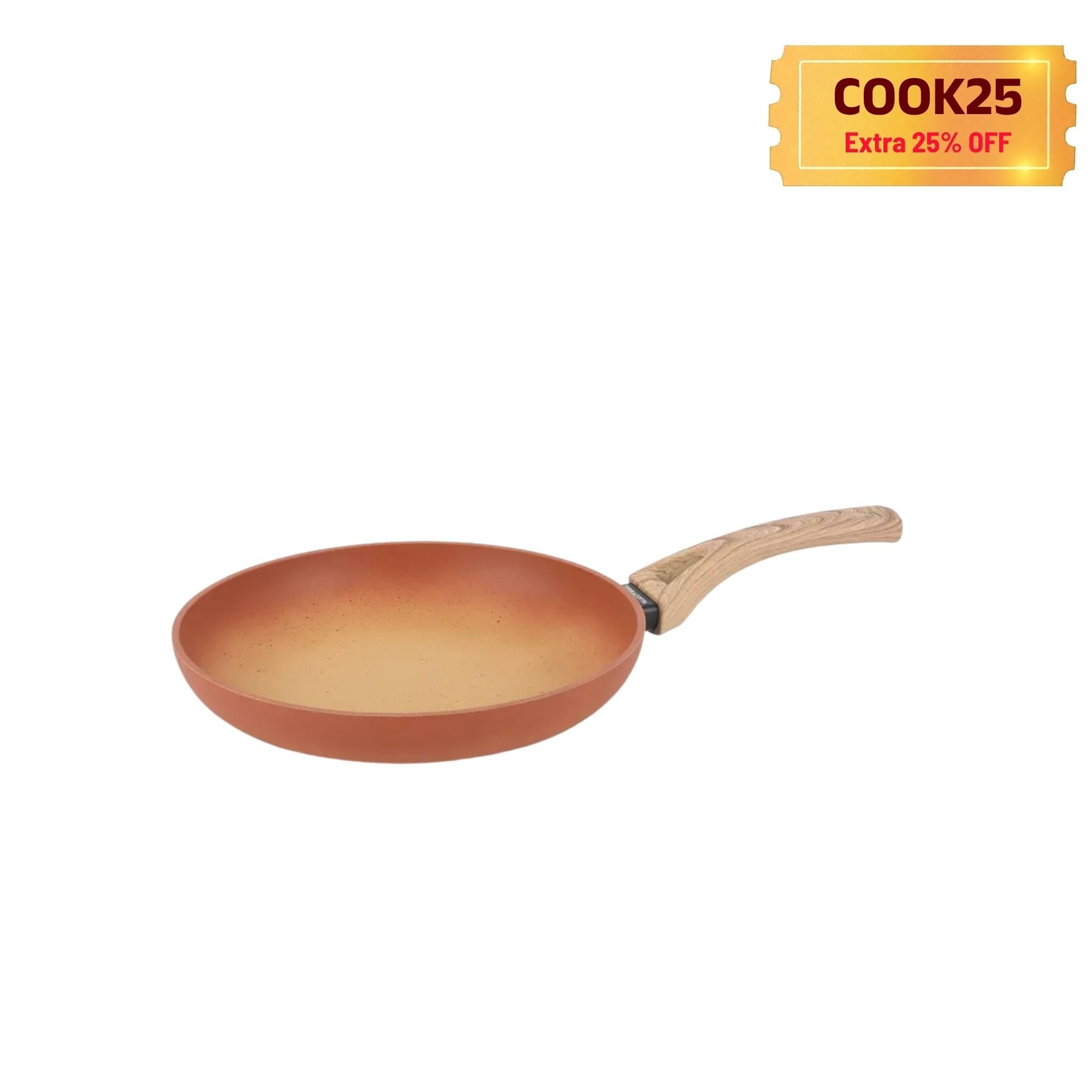 Amercook Terracotta Aluminum Frying Pan