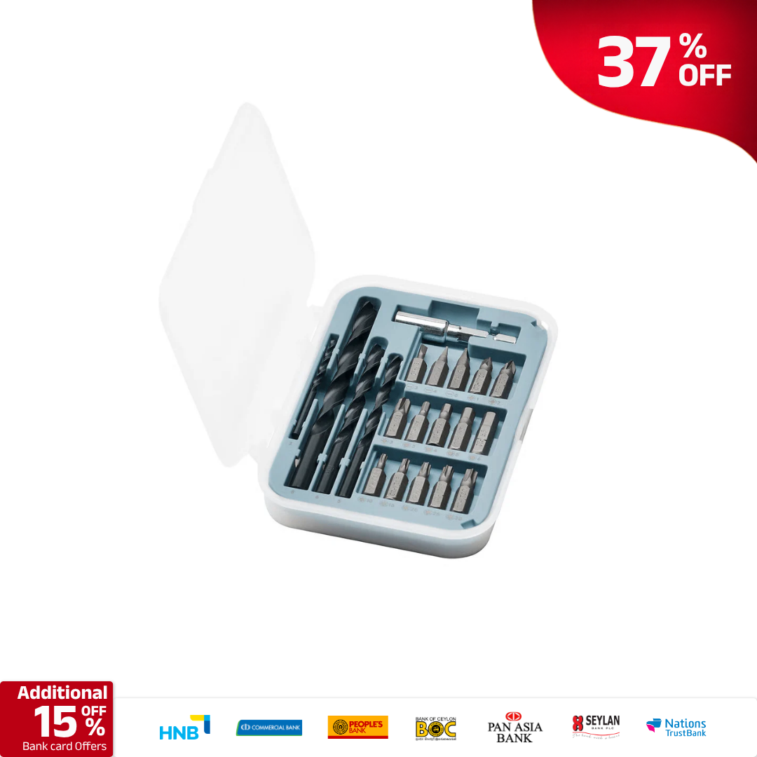 IKEA TRIXIG Bit & Drill Kit 20pc Magnetic Case