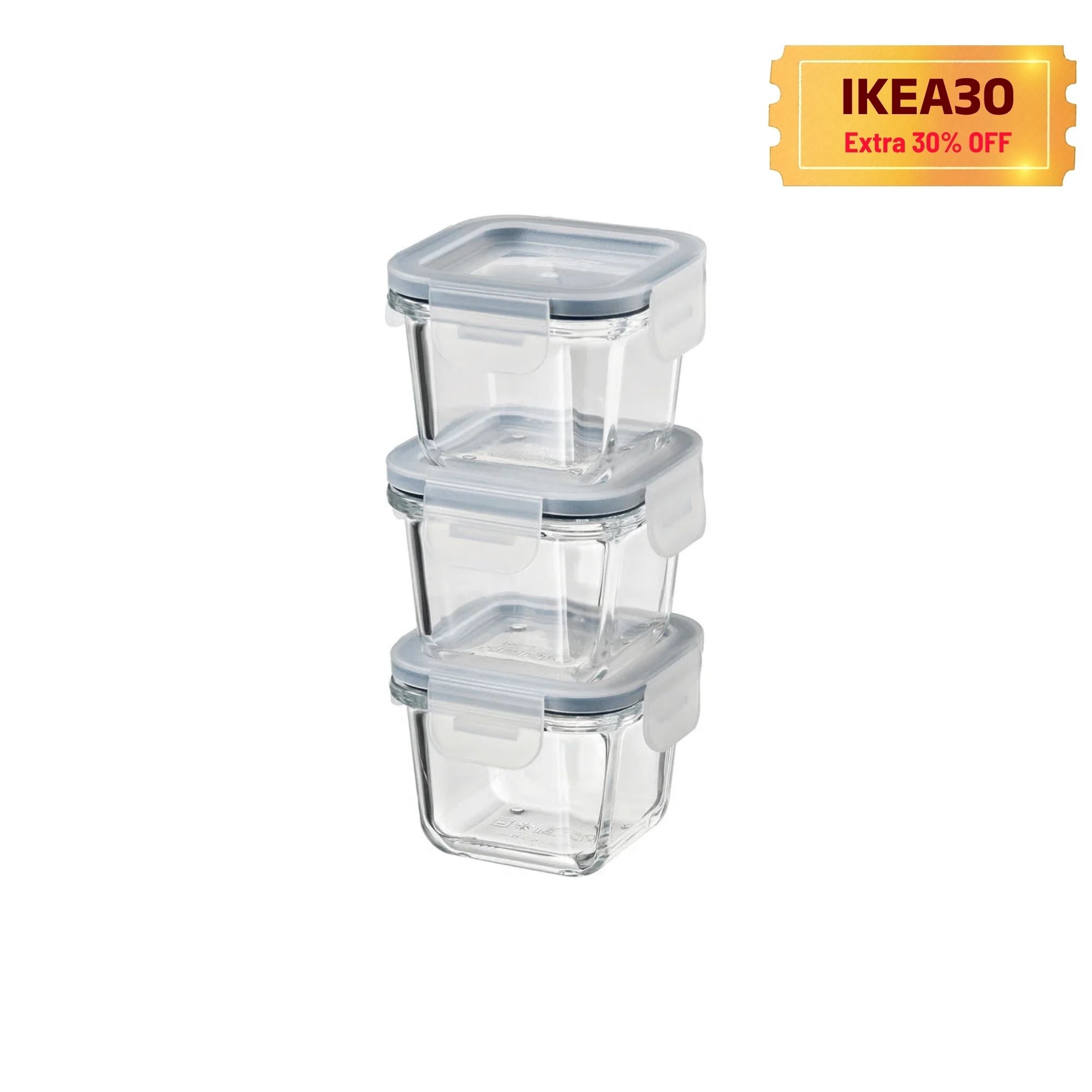 IKEA 365+ Container 180 ml (3-pc) glass