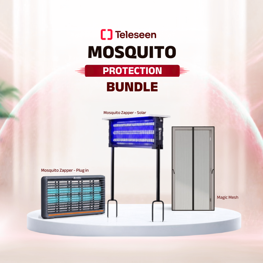 Teleseen Mosquito Protection Bundle (Plug-in, Solar, Magic Mesh)