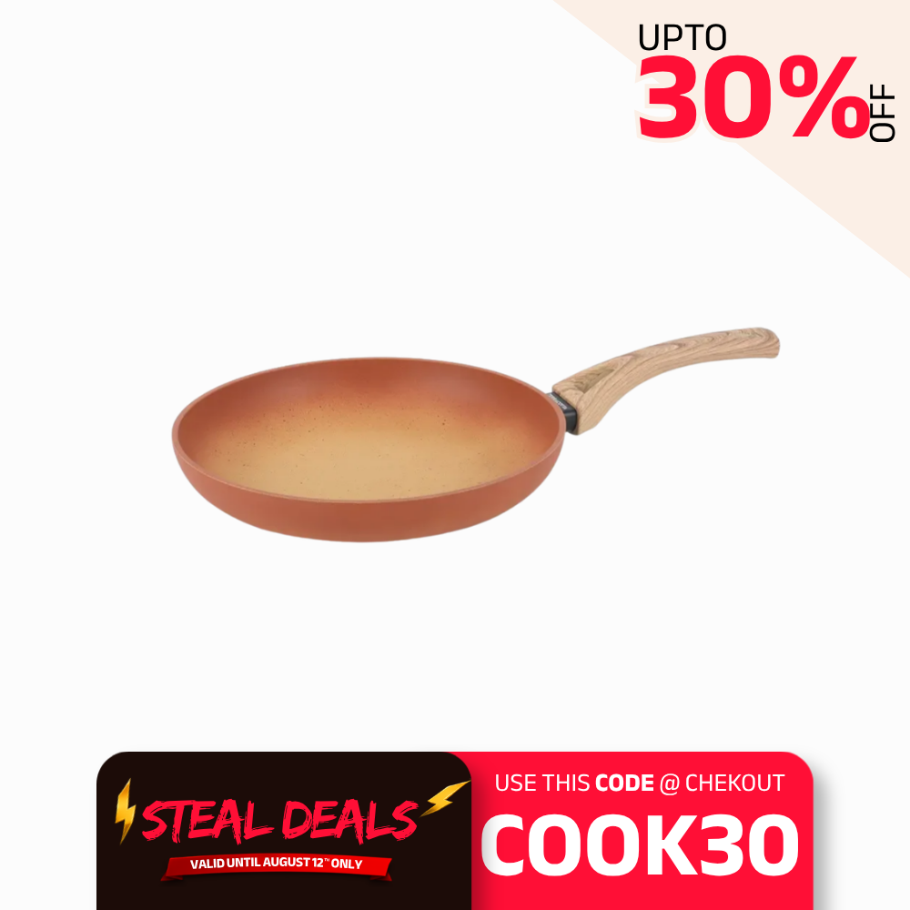 Amercook Terracotta Aluminum Frying Pan