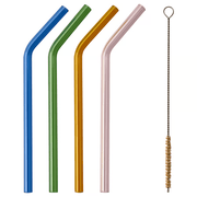 IKEA Balakaxa Straw Reusable 5pc Colors