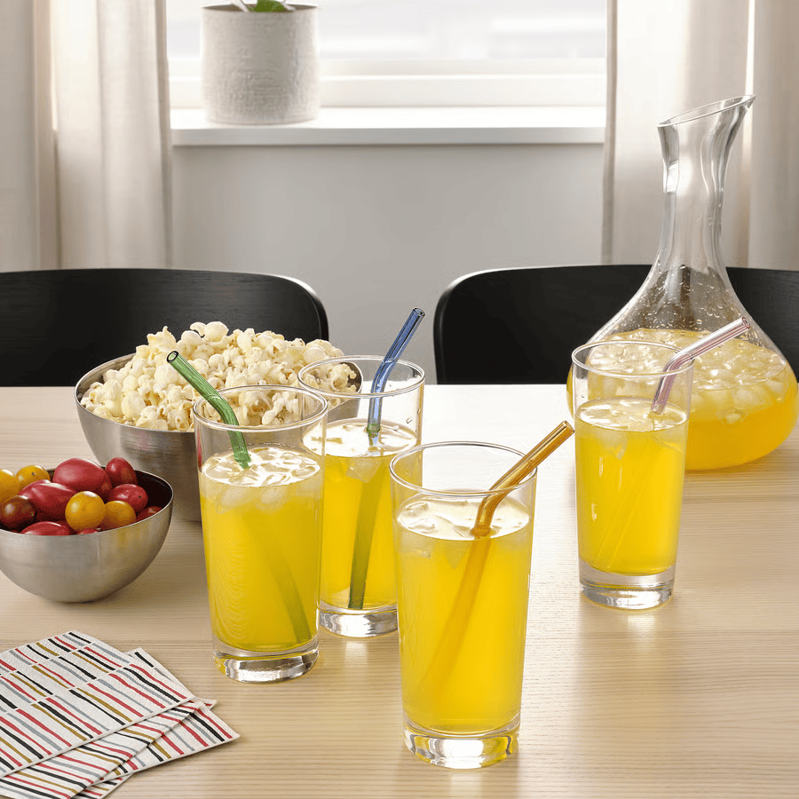 IKEA Balakaxa Straw Reusable 5pc Colors