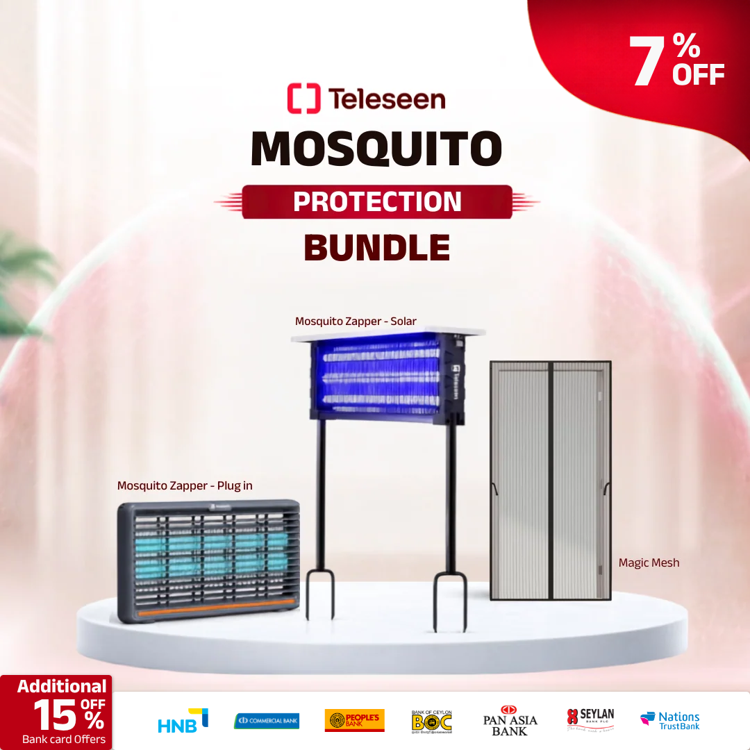 Teleseen Mosquito Protection Bundle (Plug-in, Solar, Magic Mesh)