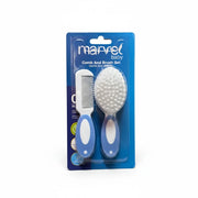 COMB AND BRUSH WITH NATURAL WOOL 51154