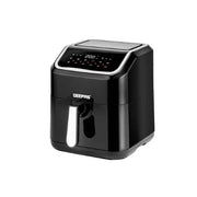 Air fryer in a white background showing its trendy and modern look