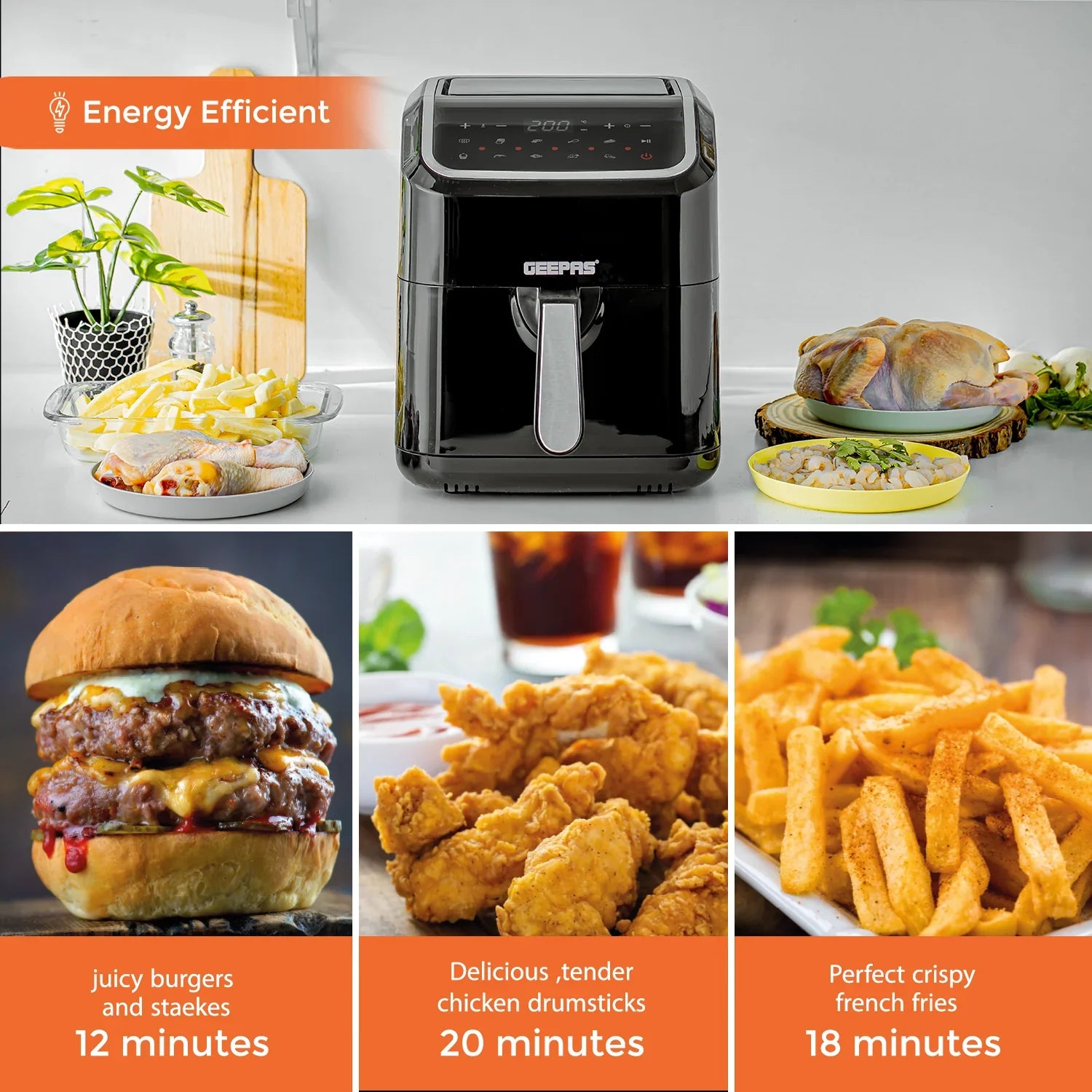 Designed post that air fryer's specifications