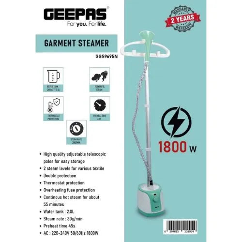 Designed image showing all the specifications of the product