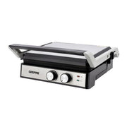 Grill maker in white background its modern and sleek design 