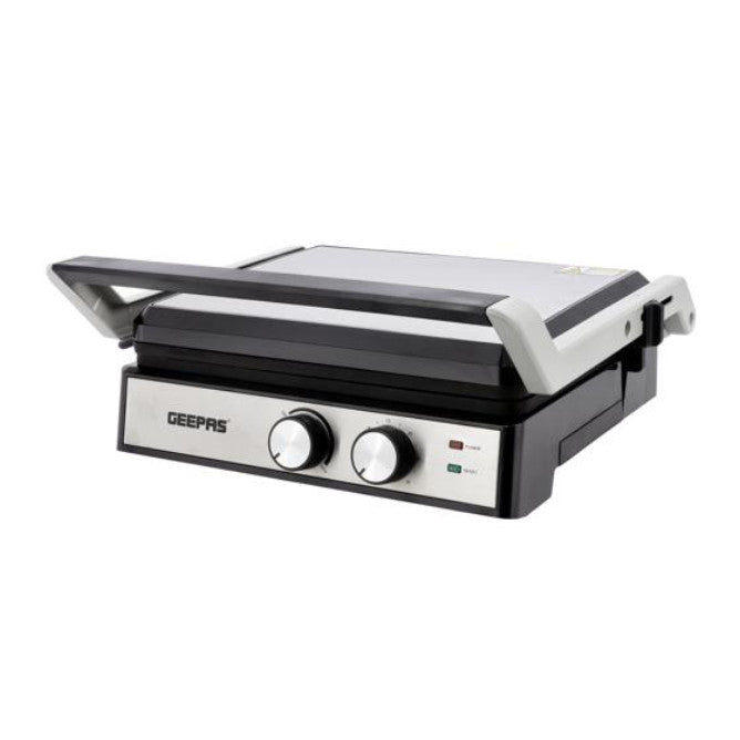 Grill maker in white background its modern and sleek design 