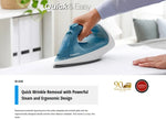 Designed image with all the specifications and showing its steam power and japanese quality