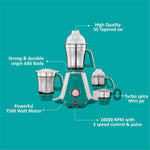 Image that shows the specifications of mixer
