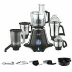 Full set of mixer in one image in white background