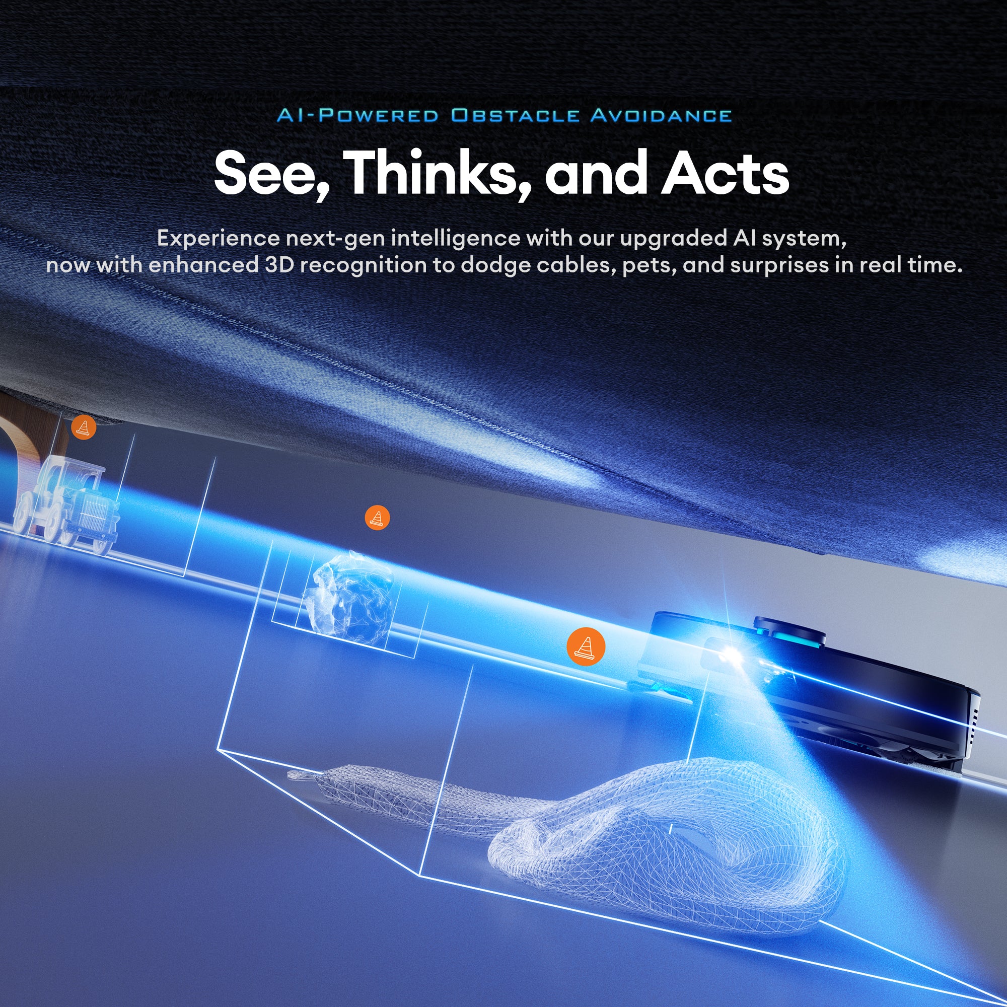 Ultenic T20-Pro AI Robot Vac + Mop