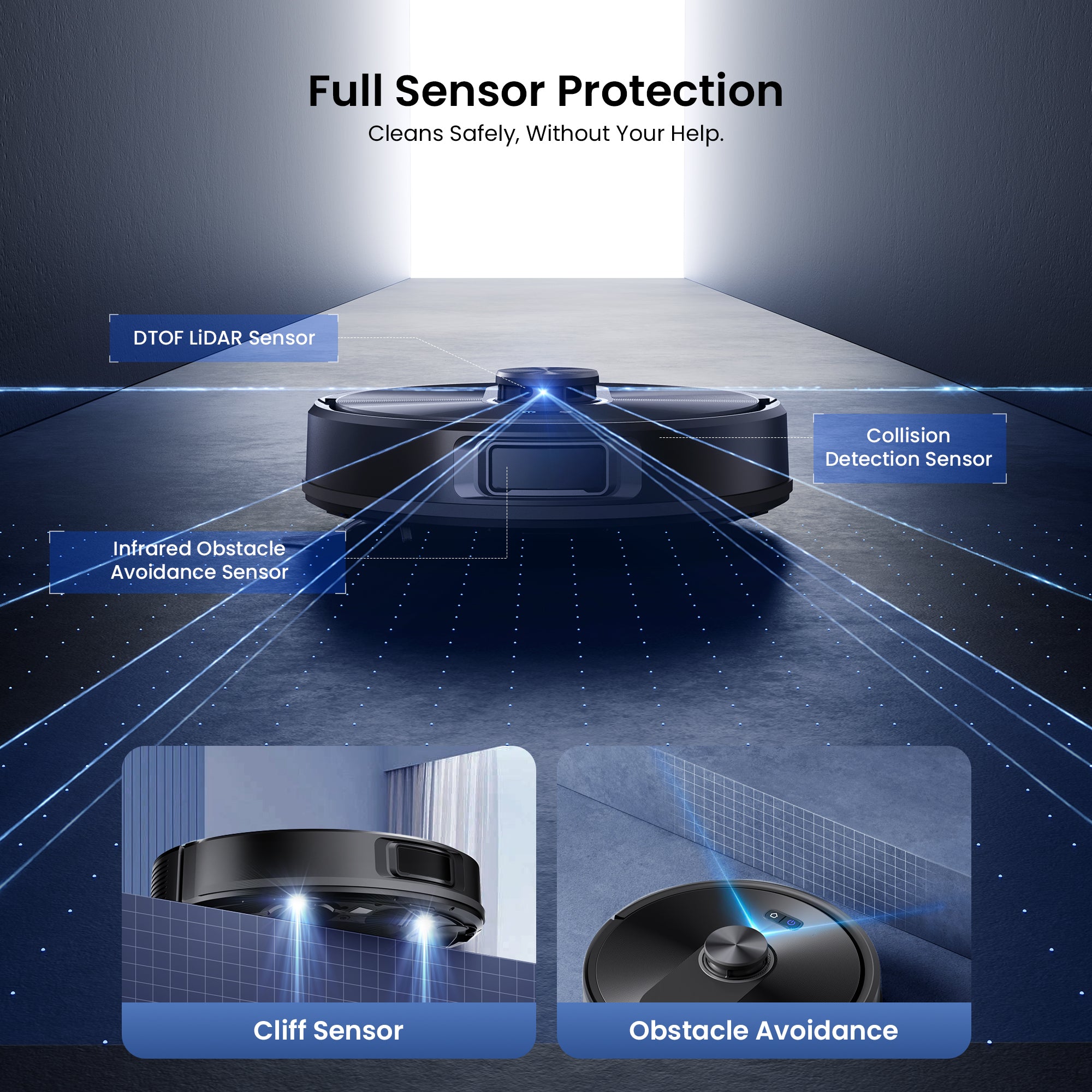 Proscenic Q10 Robot Vac + Mop