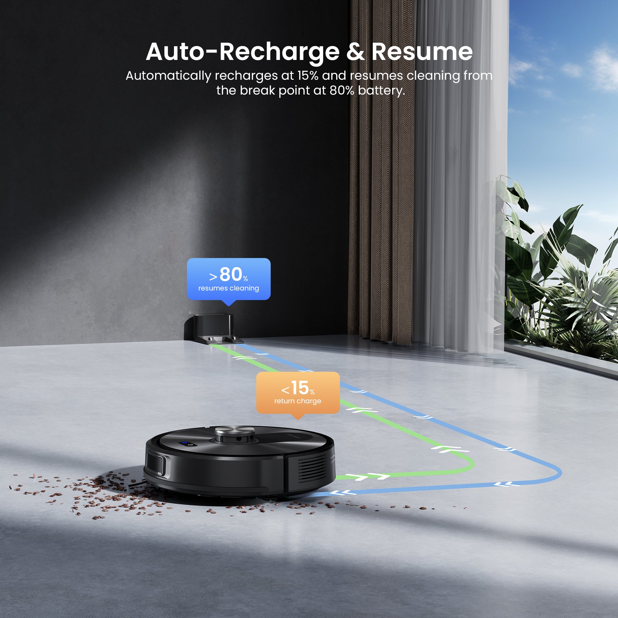 Proscenic Q10 Robot Vac + Mop