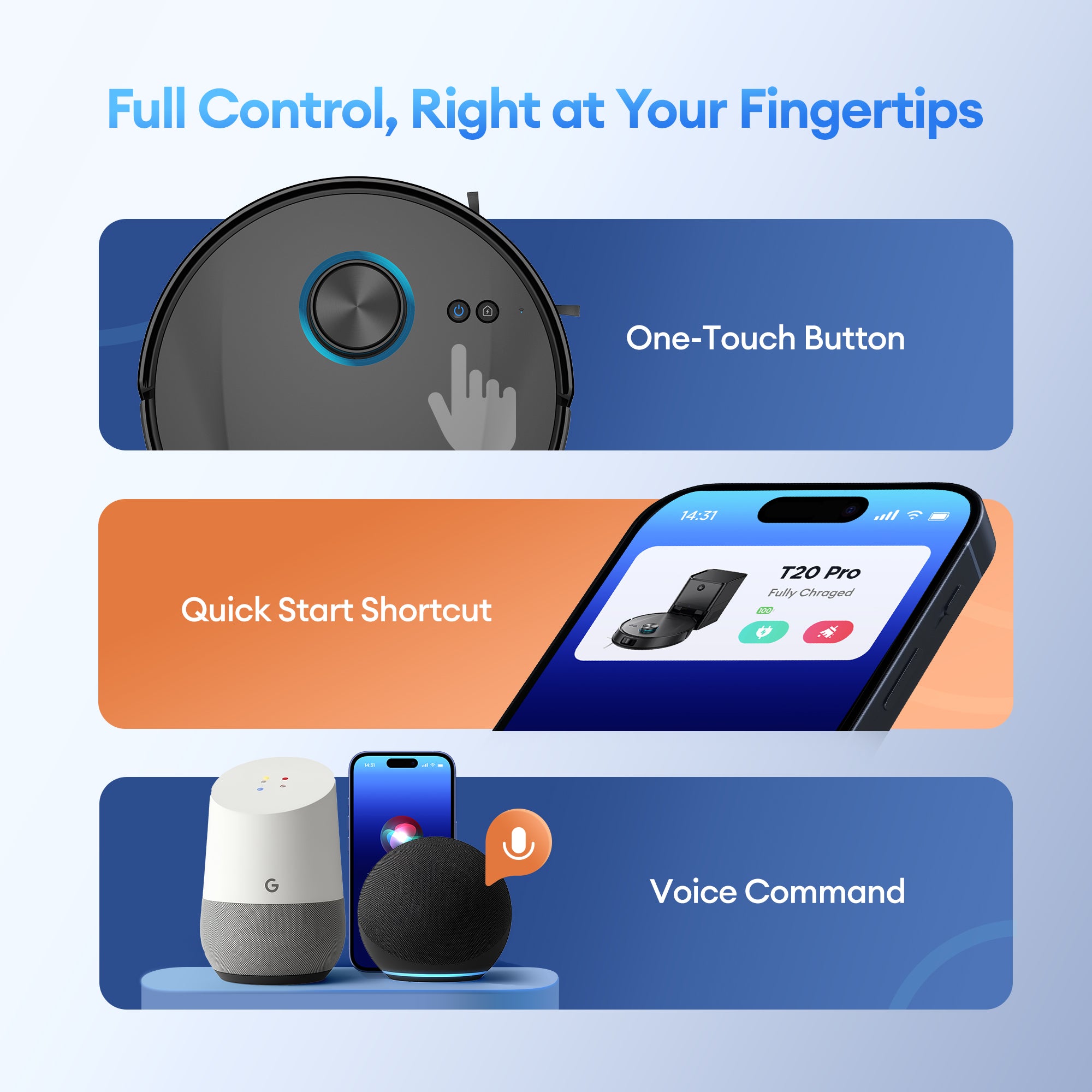 Ultenic T20-Pro AI Robot Vac + Mop