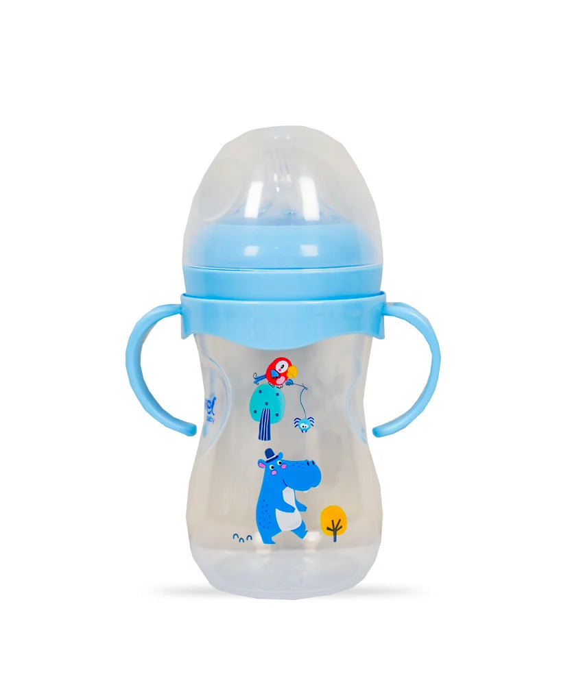 PP STANDARD FEEDING BOTTLE 240ML - WITH HANDLE 47627