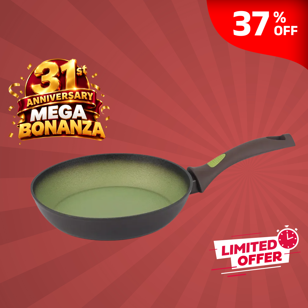 Amercook Avocado Aluminum Cookware Non-Stick Frying Pan