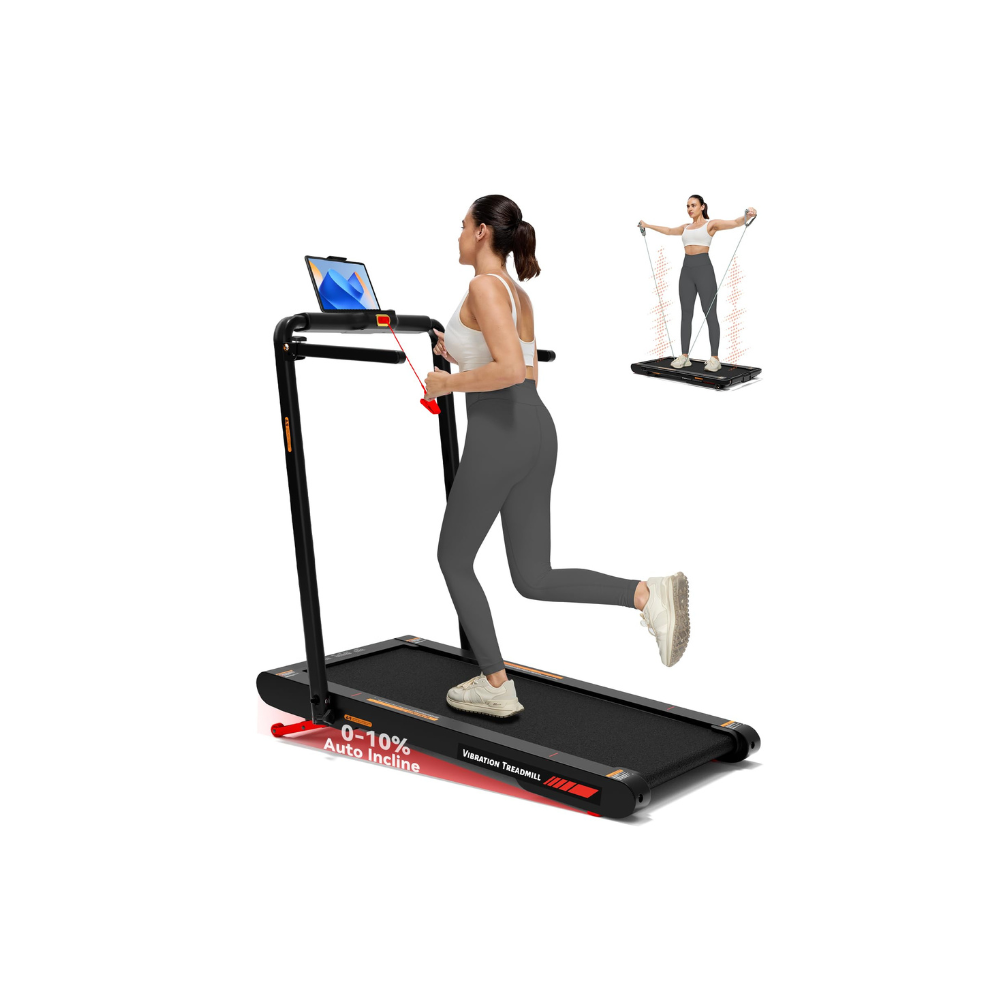 Sperax P3 Max Walk Pad with Handrail and Vibration Plate Function