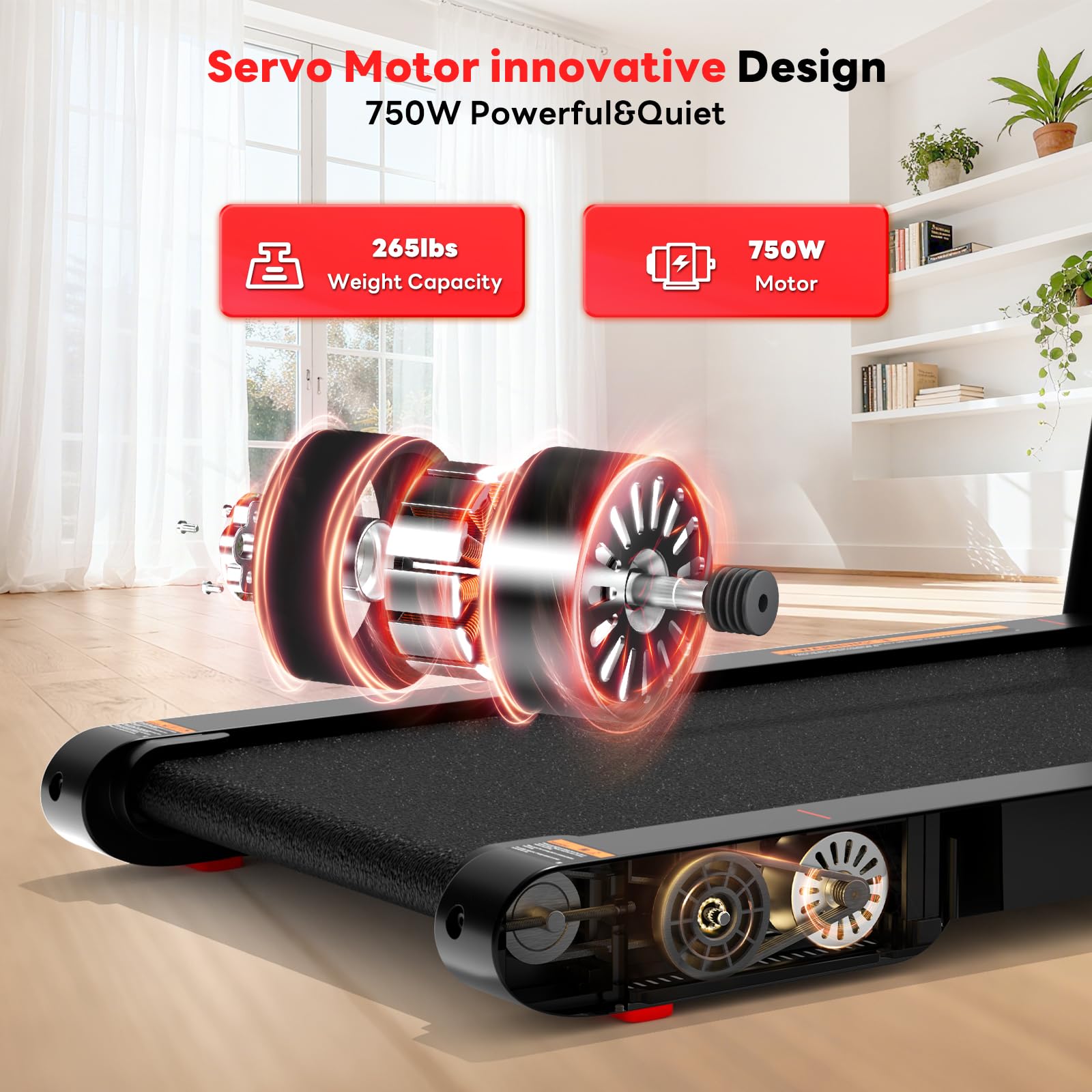 Sperax P3 Max Walk Pad with Handrail and Vibration Plate Function