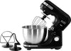 Showing the mixer in white background with its all the mixing parts 