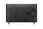 Back of the TV in white background which shows all the ports and how it look clean at backend