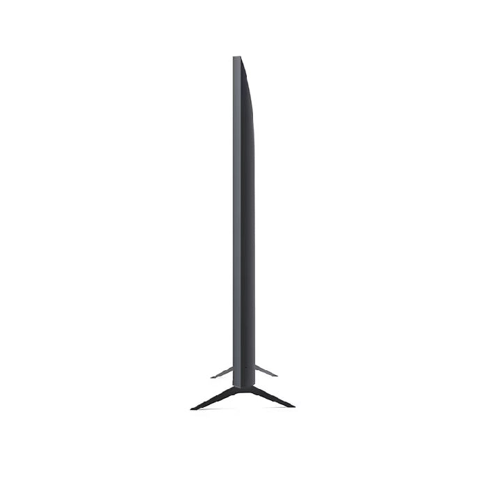 In side ways images it shows the thinness of the TV 