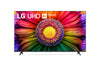 TV in a white background with elegant coloured display and apperas in white background