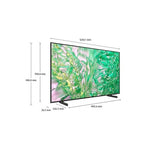 Sideways of TV with all dimentions