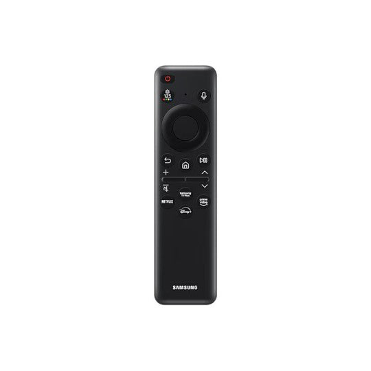 TV remote shows that smart options that has on TV