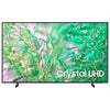 TV image in front of the way showing its  QLED technology