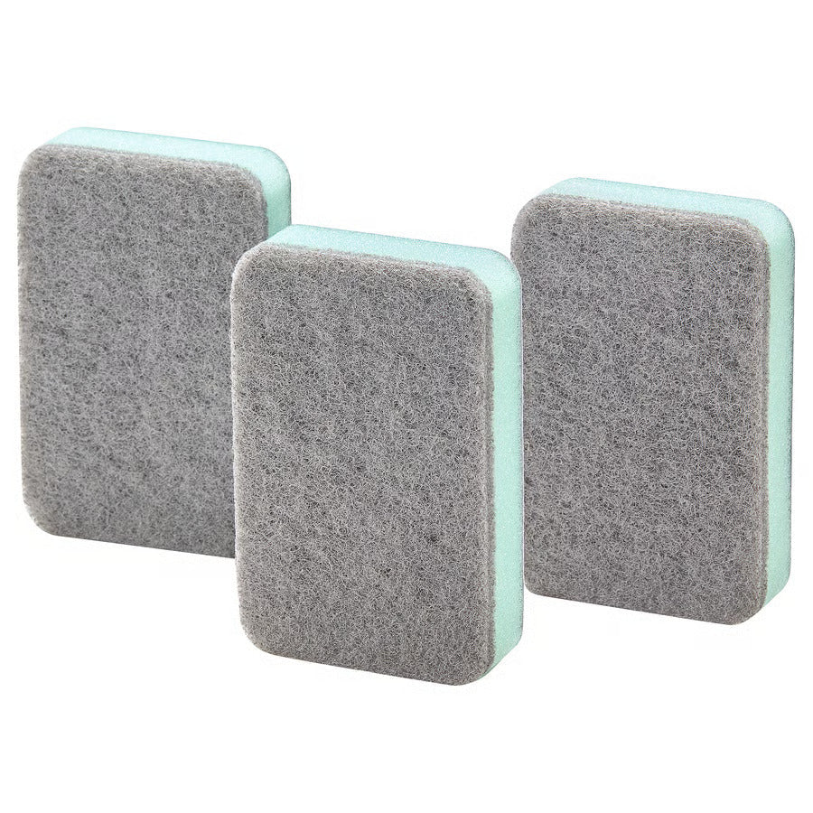 IKEA SVAMPIG Sponge Grey 3pc