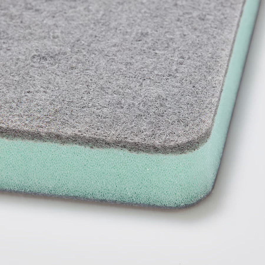 Closure look of spongue showing its differnet layers