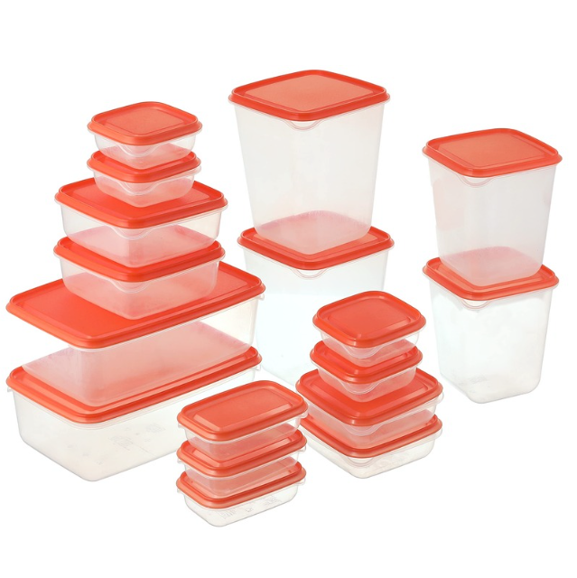 PRUTA Container 17pc Airtight