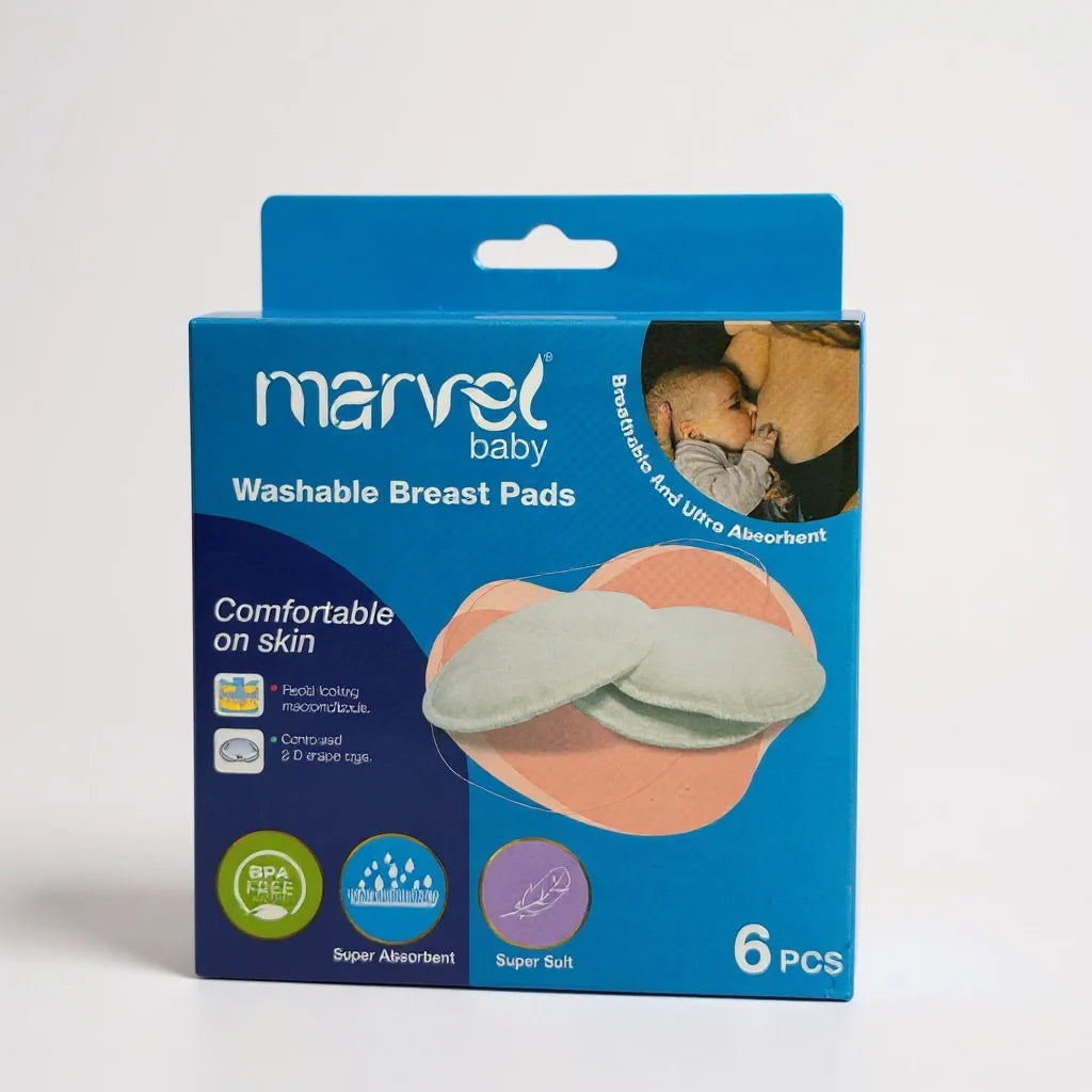WASHABLE BREAST PADS 6PCS 45804